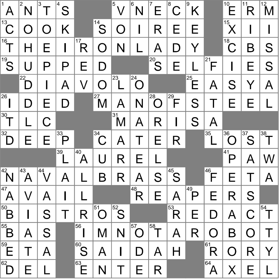 LA Times Crossword 25 Sep 24 Wednesday LAXCrossword