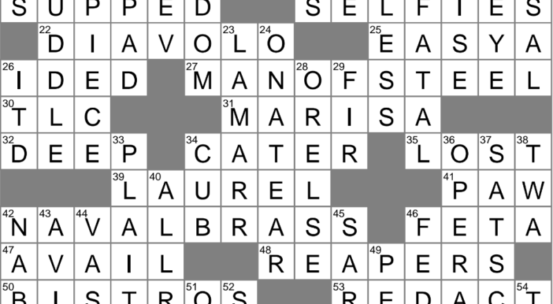 LA Times Crossword 25 Sep 24 Wednesday LAXCrossword
