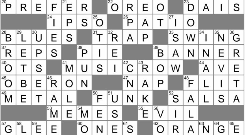 LA Times Crossword 29 Jan 25 Wednesday LAXCrossword