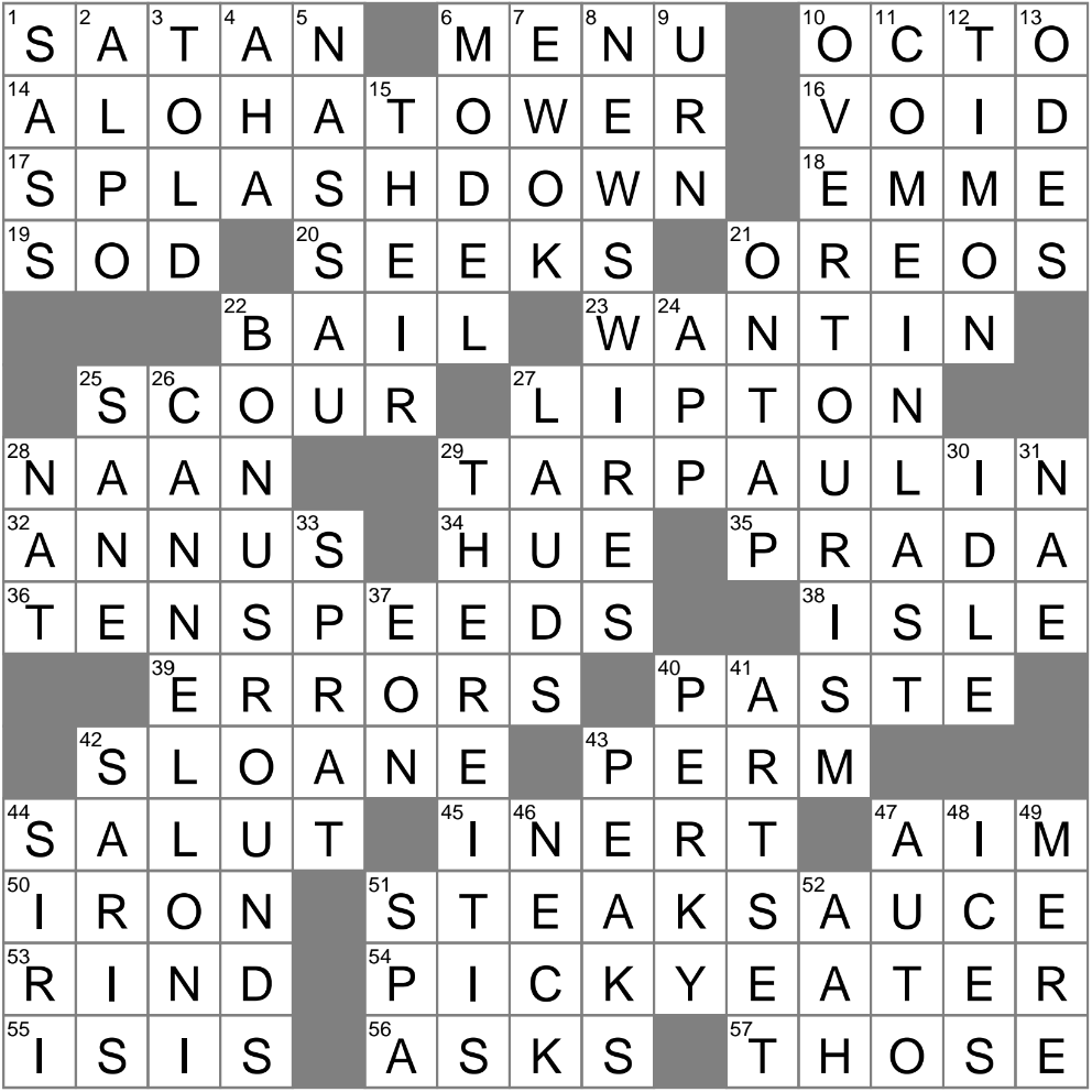LA Times Crossword 31 May 25 Saturday LAXCrossword