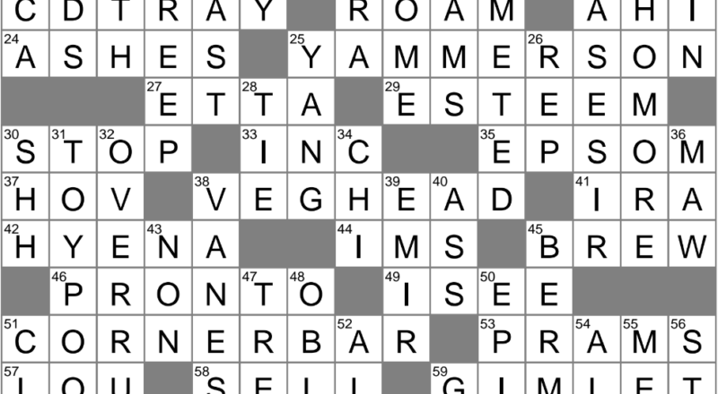 LA Times Crossword 8 Jul 24 Monday LAXCrossword