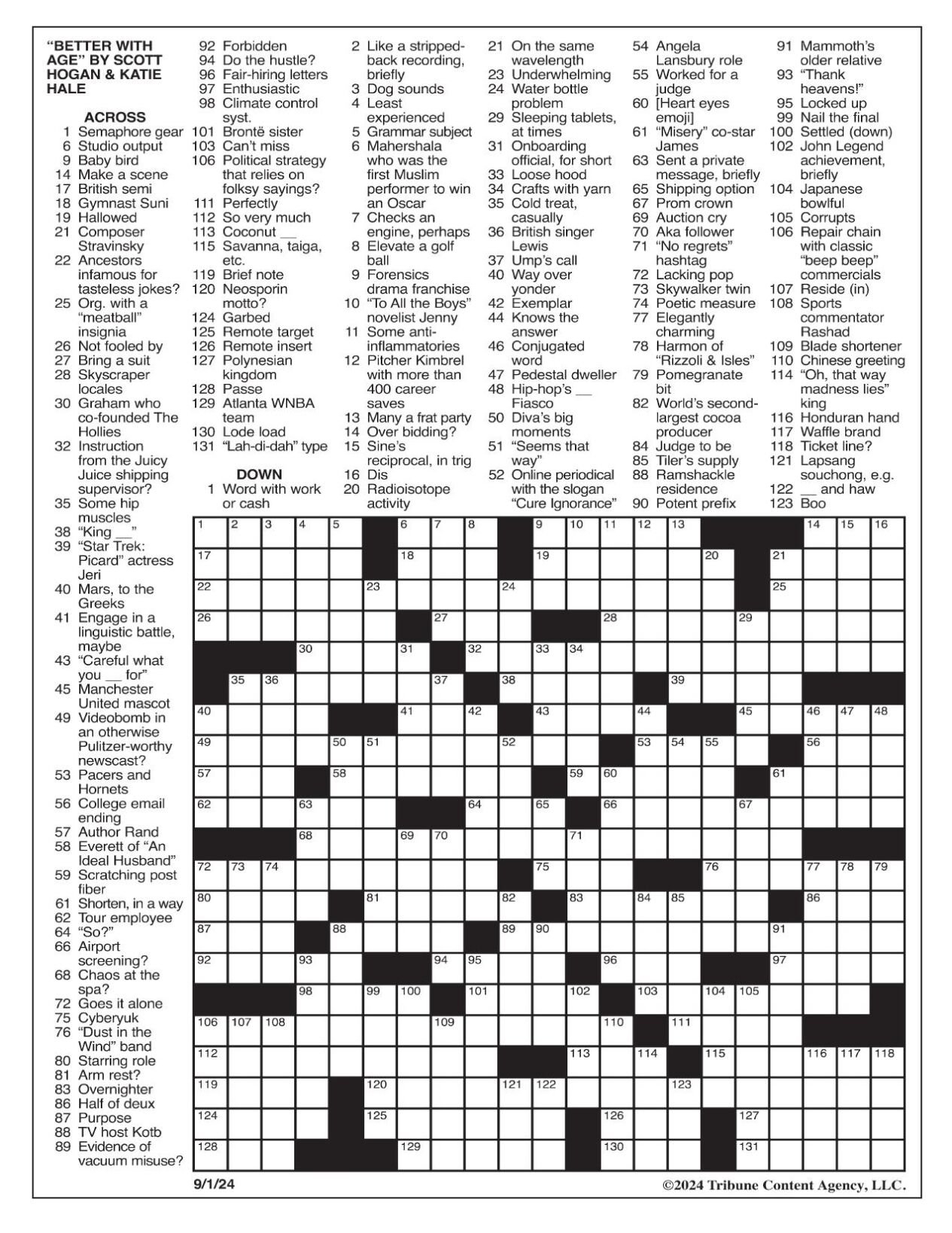 LA Times Crossword Sept 1 2024 Crosswords Yakimaherald LA Times Crossword Sept 1 2024 Crosswords Yakimaherald