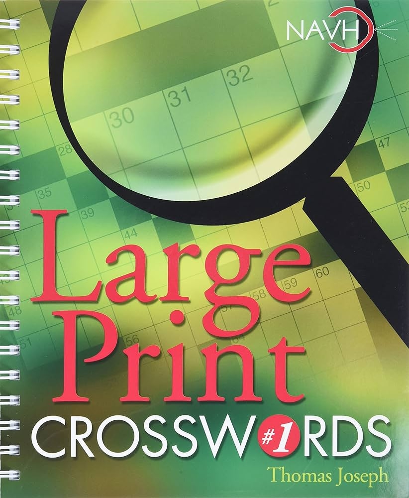 Large Print Crosswords 1 Joseph Thomas 9781402707667 Amazon Books Large Print Crosswords 1 Joseph Thomas 9781402707667 Amazon Books