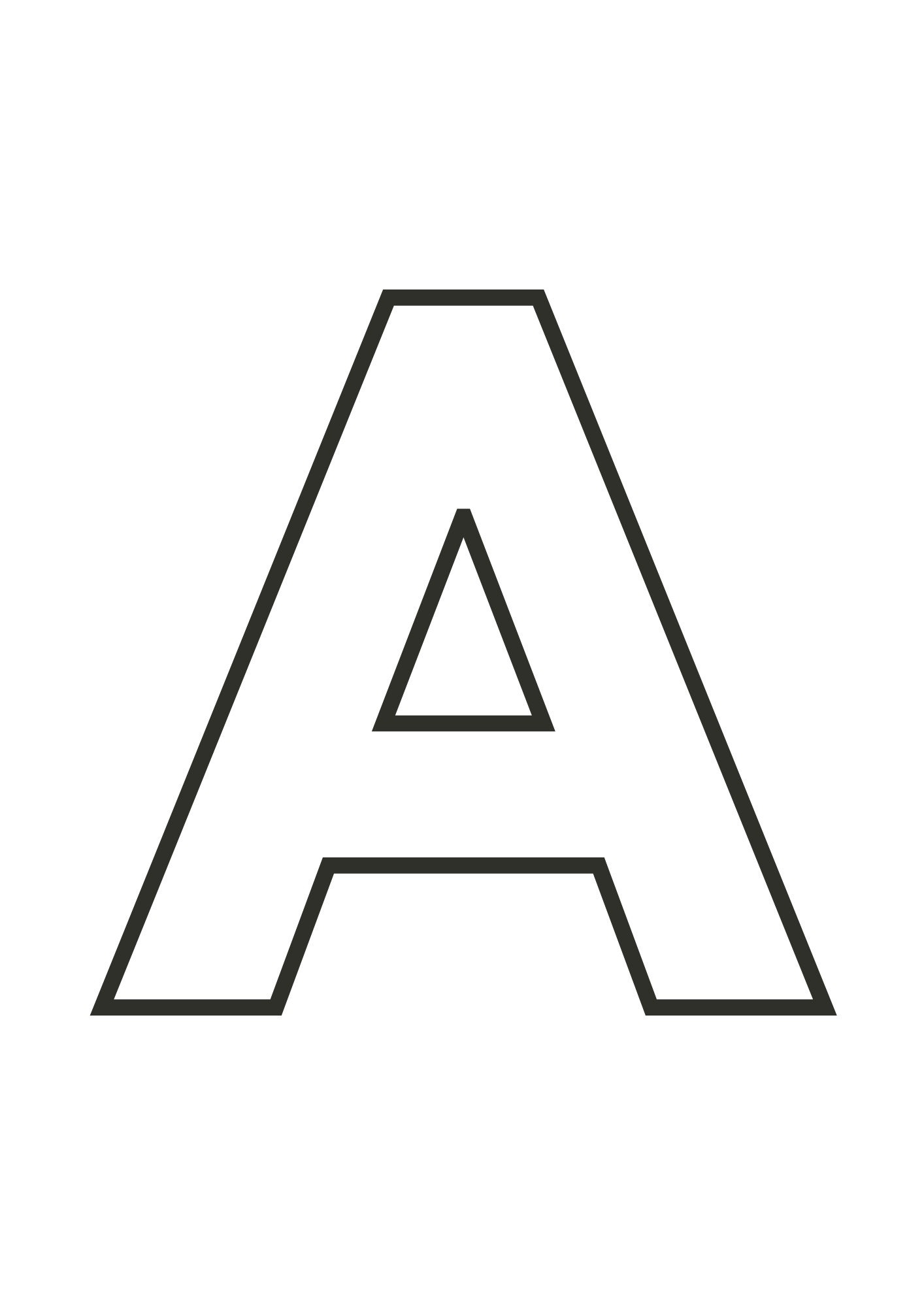 Large Printable Alphabet Letters For Classroom 8 Inch Big Number Templates Printable Block Letter Of The Week Teaching Resources PDF Etsy