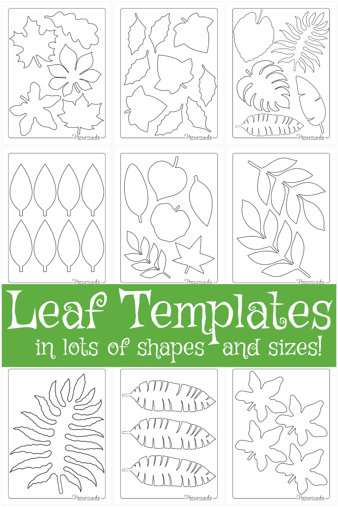 leaf template printable pdf