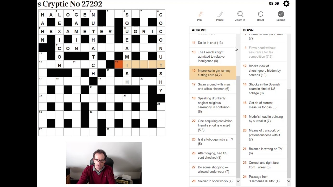 Learn To Solve A Cryptic Crossword In Just A Few Minutes YouTube