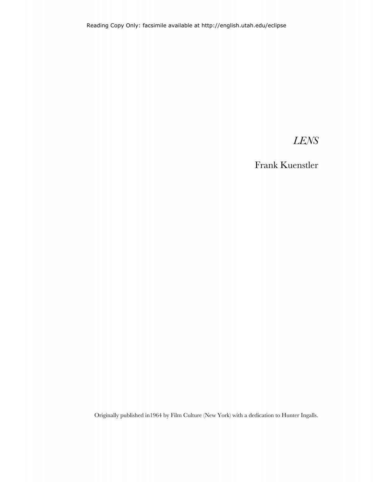 LENS English LENS English