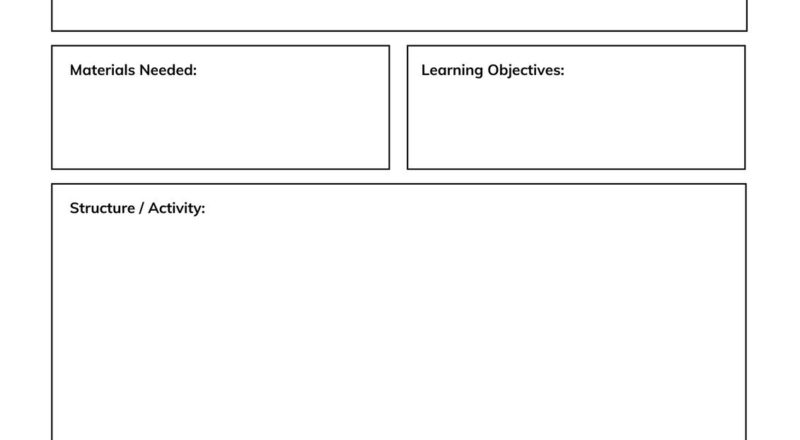 Lesson Plan Templates You Can Customize For Free Canva
