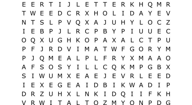 LETTER OF COMPLAINT Word Search WordMint