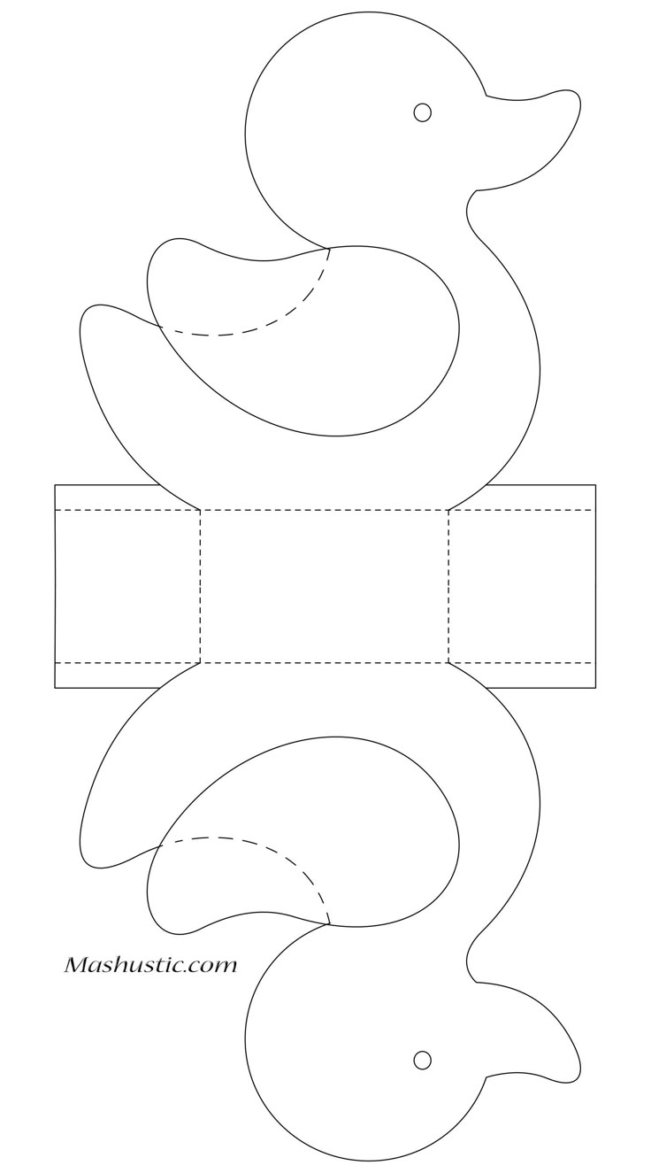 duck template printable