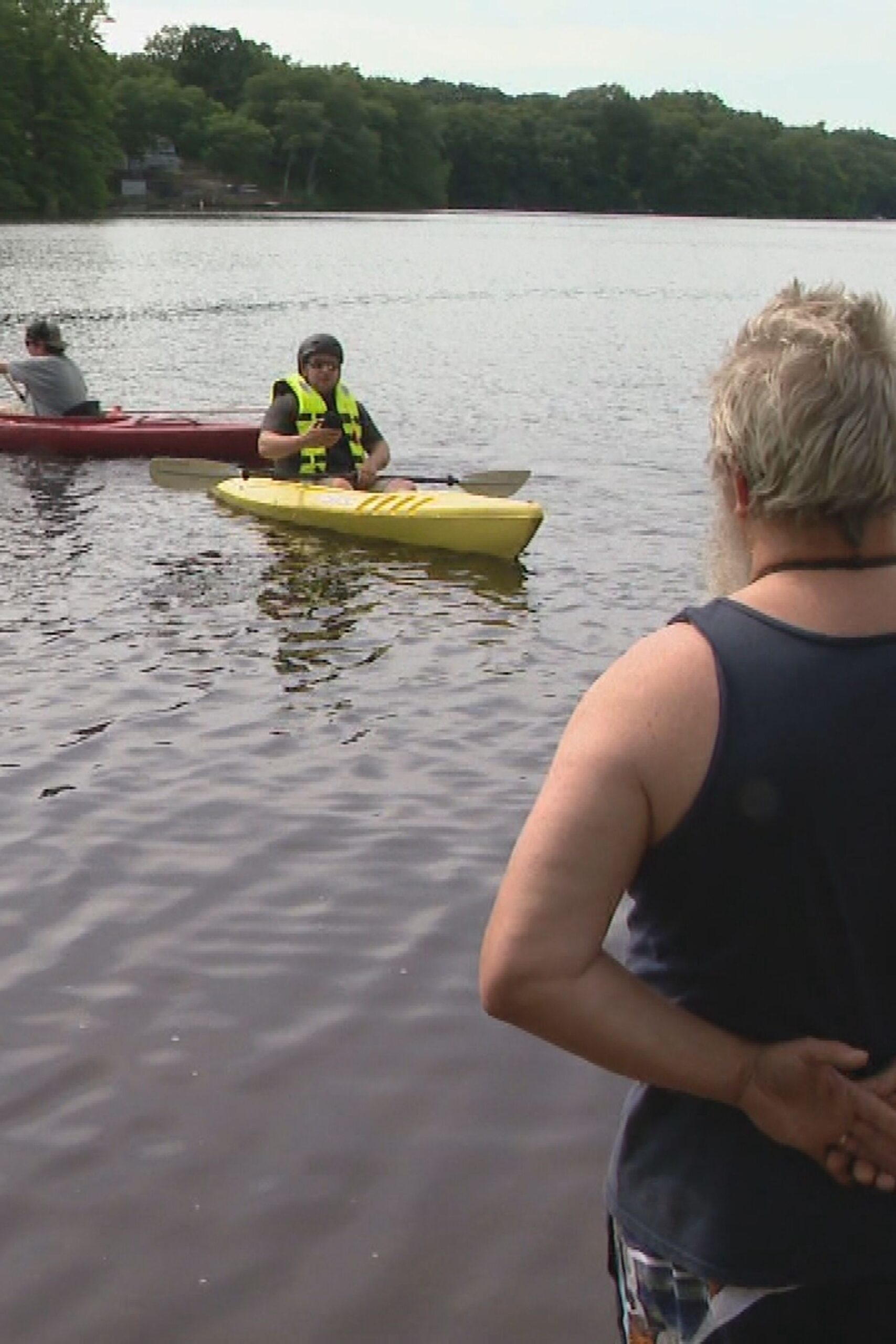 Looking For Cold Springs In Georgiaville Pond Looking For Cold Springs In Georgiaville Pond