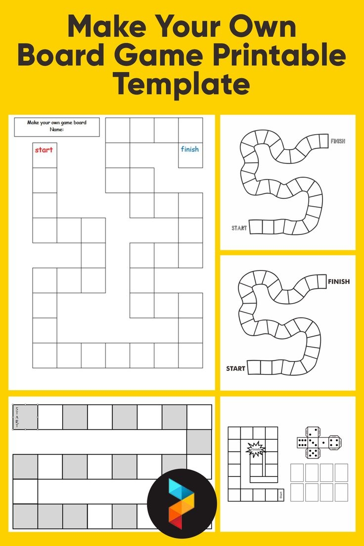 printable board game template