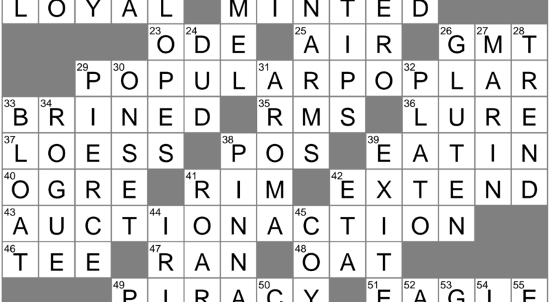 Marsh Bird Crossword Clue