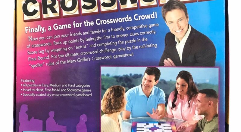 Merv Griffin s CROSSWORDS Social Wordplay Game New Open Box Contents Sealed EBay