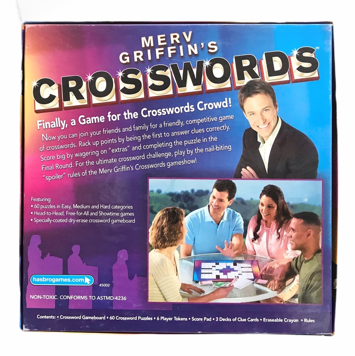 Merv Griffin s CROSSWORDS Social Wordplay Game New Open Box Contents Sealed EBay