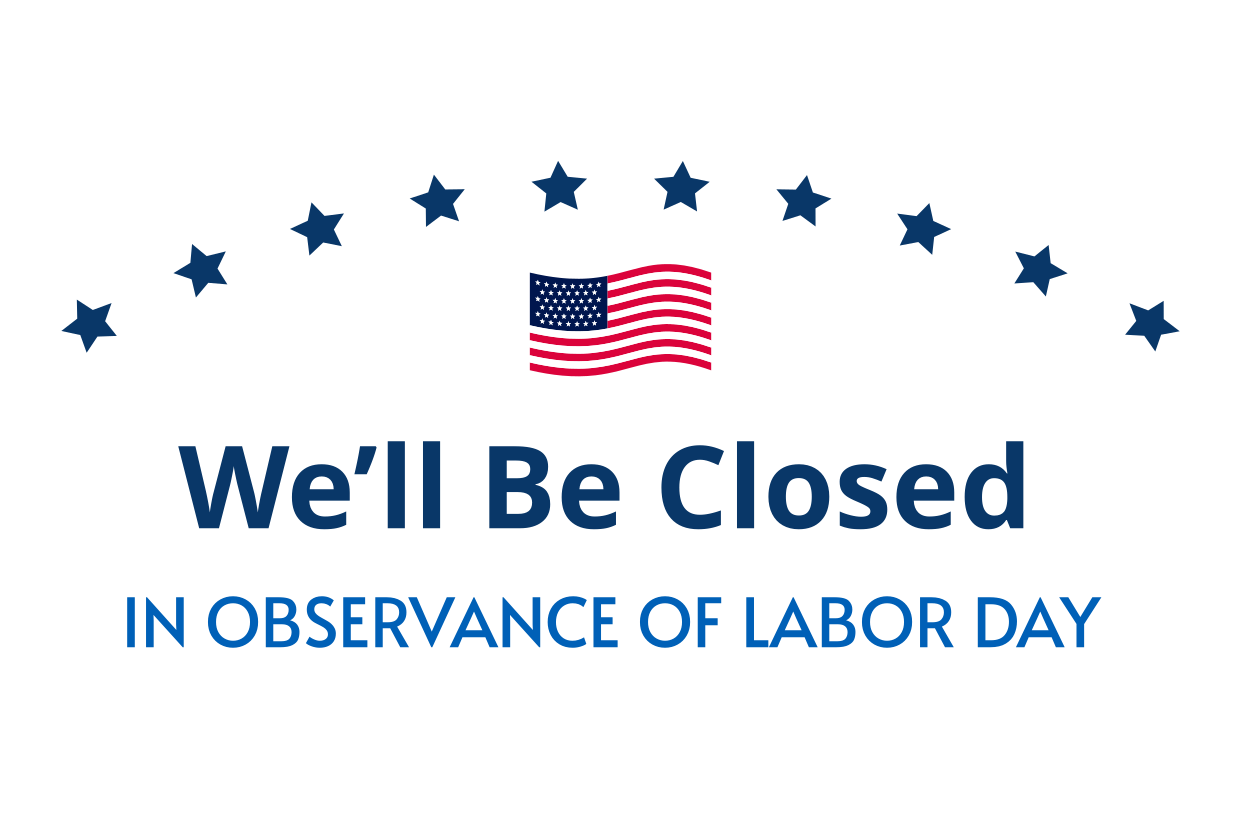 Minimalistic Closed On Labor Day Sign Template Square Signs