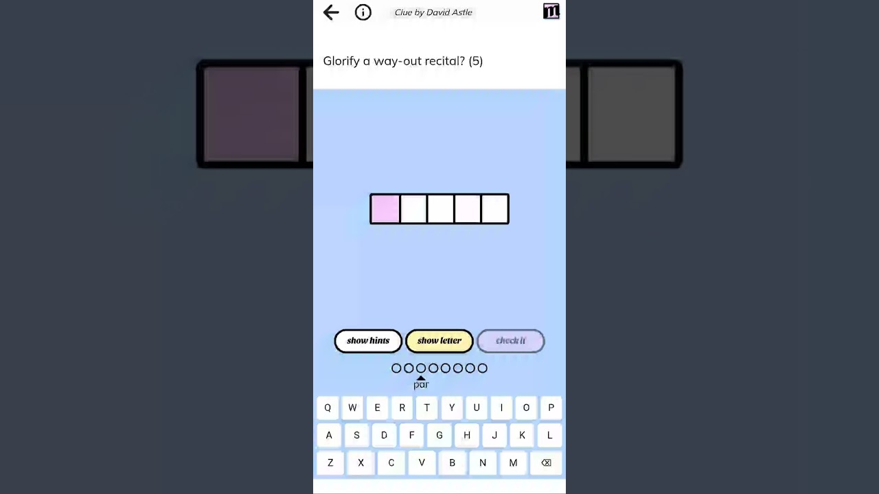 glorify crossword clue