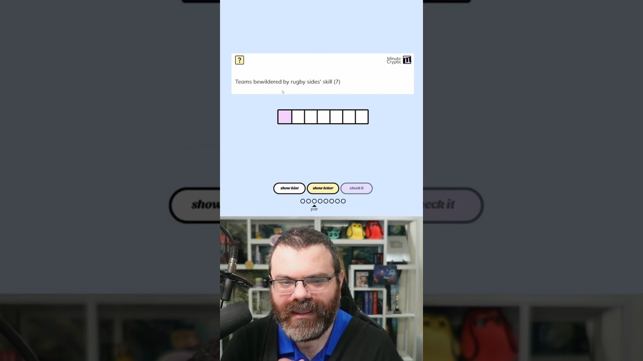 Minute Cryptic Nov 2nd 2024 wordgames crypticcrossword crossword YouTube