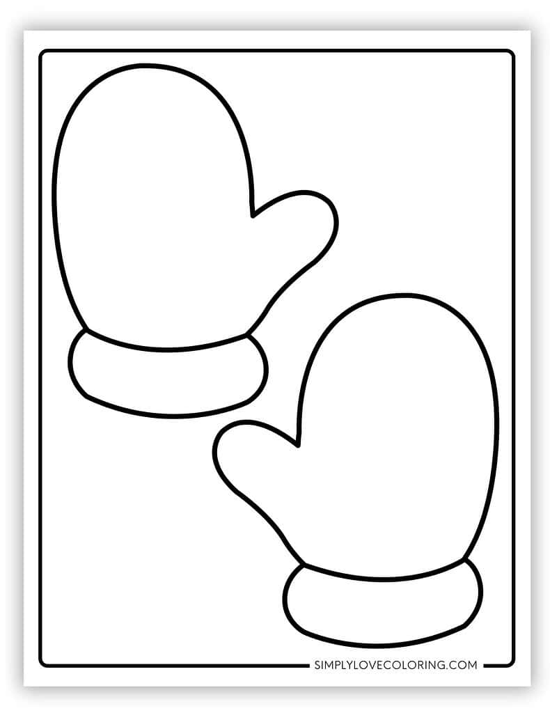 Mitten Templates Free PDF Printables Simply Love Coloring Mitten Templates Free PDF Printables Simply Love Coloring