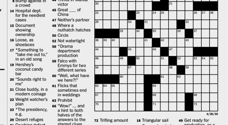 More Puzzles To Pass The Time The New York Times