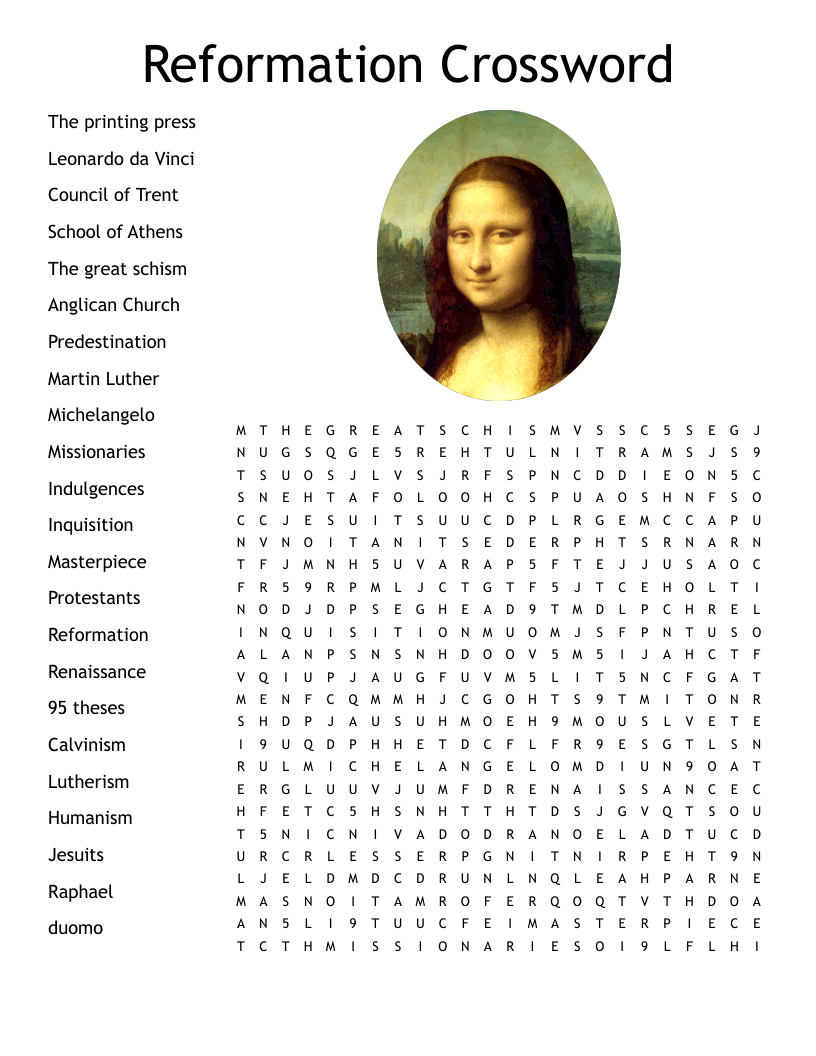 Museum Crossword WordMint