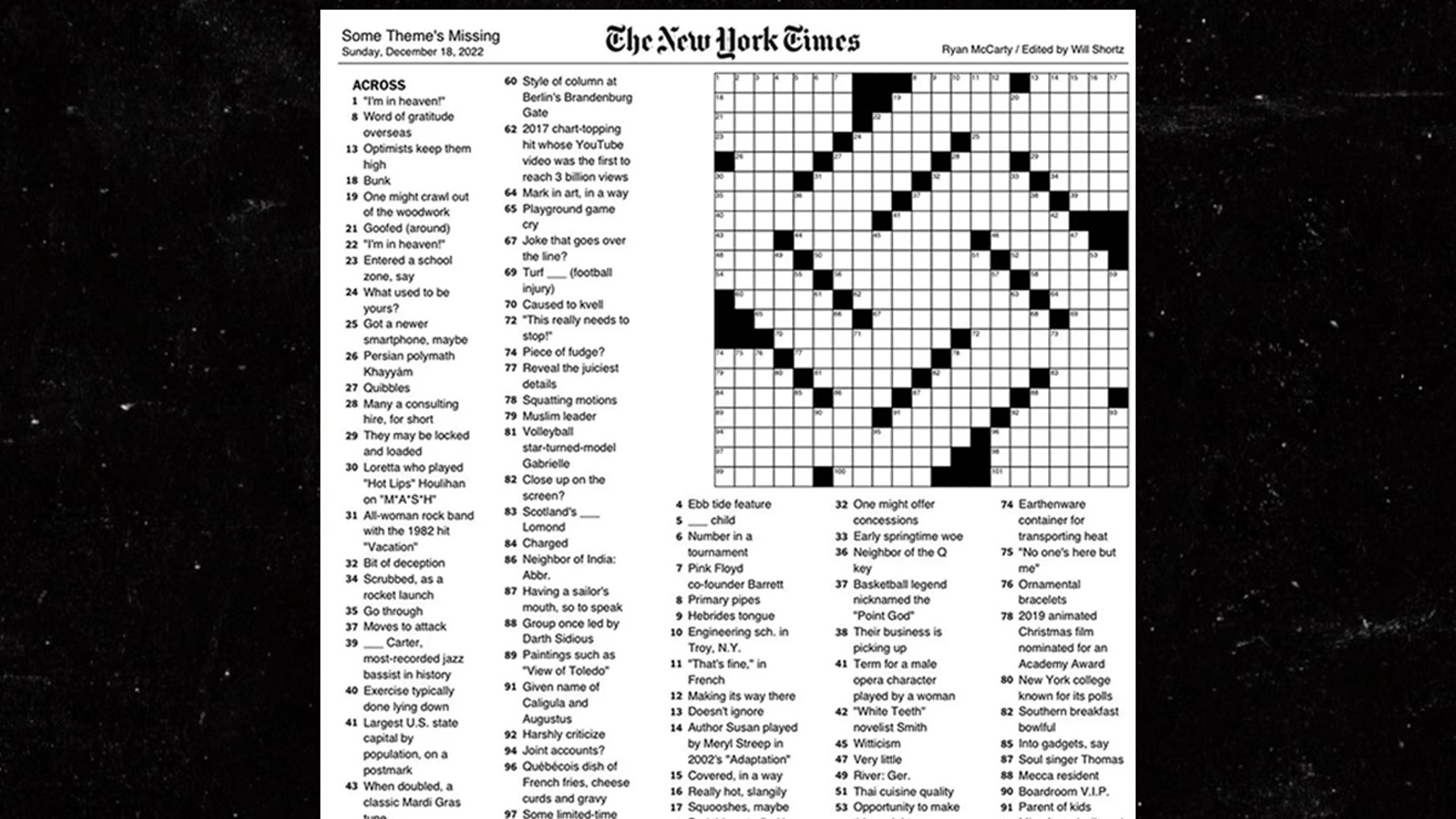 New York Times Dragged After Crossword s Swastika Shape During Hanukkah New York Times Dragged After Crossword s Swastika Shape During Hanukkah