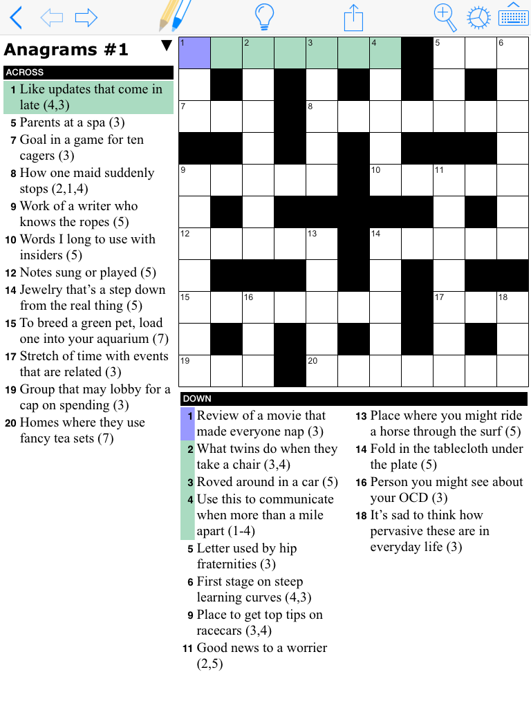 crossword clues wordplay