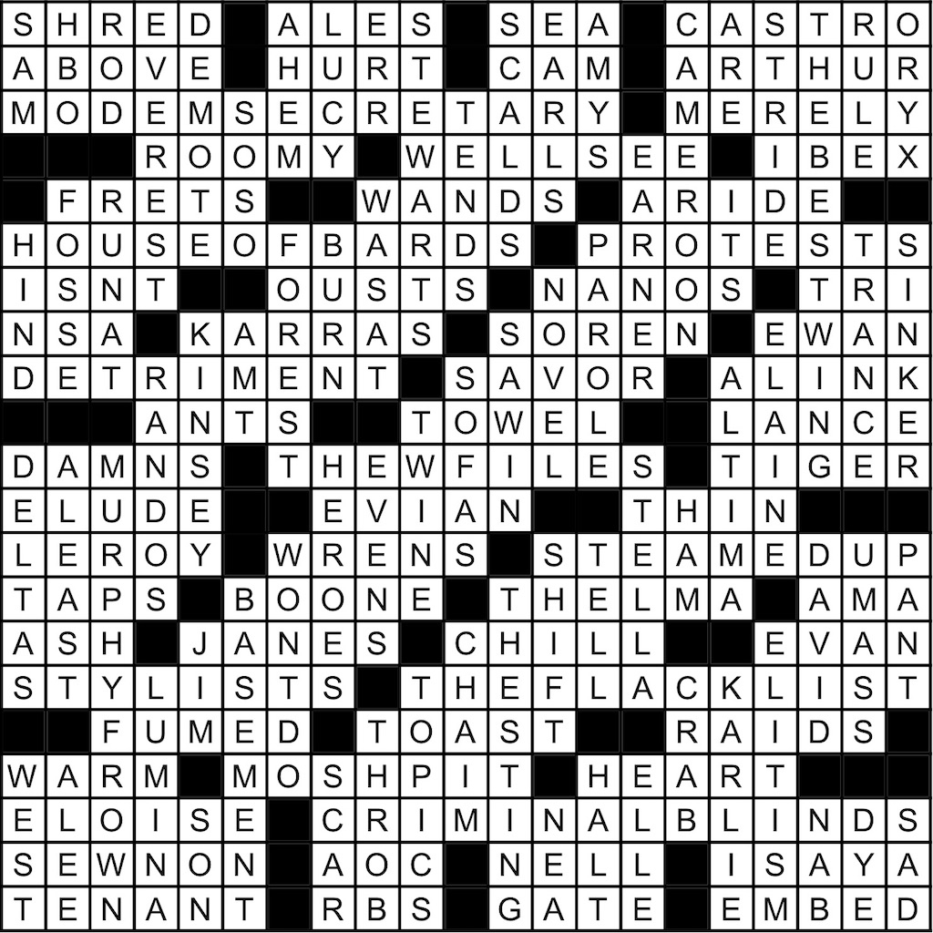 November 2019 Crossword Answer Key Washingtonian November 2019 Crossword Answer Key Washingtonian