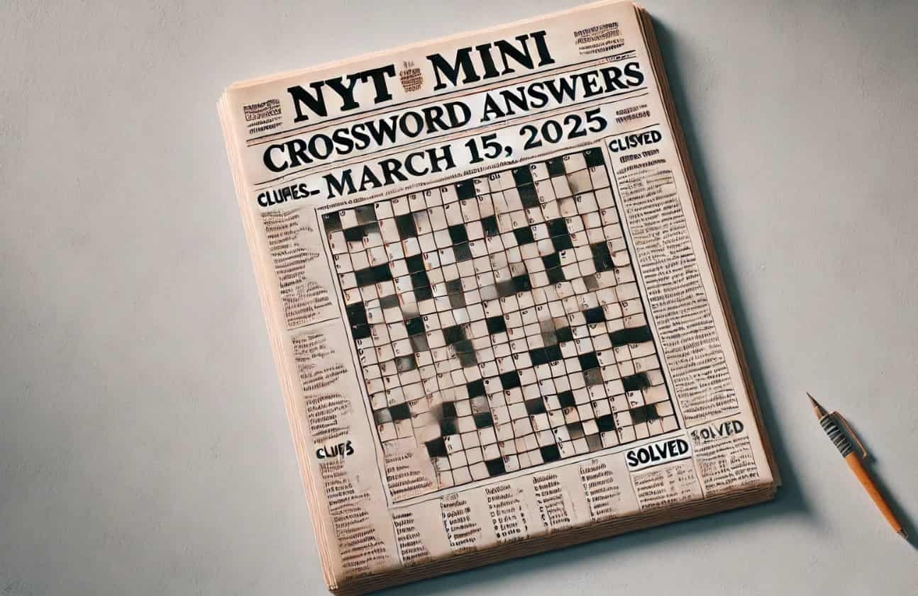 NYT Mini Crossword Answers For Saturday March 15 2025 H2S Media NYT Mini Crossword Answers For Saturday March 15 2025 H2S Media