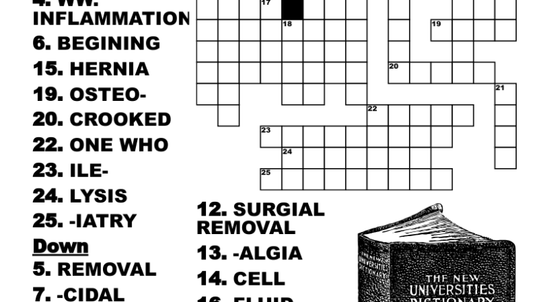 Organic Chemistry Prefixes Crossword WordMint