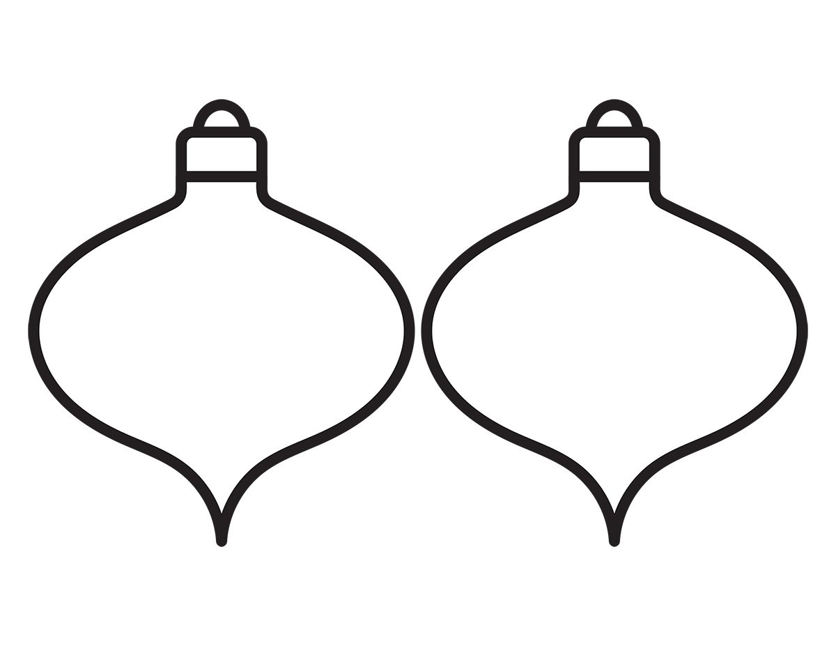 ornament template printable
