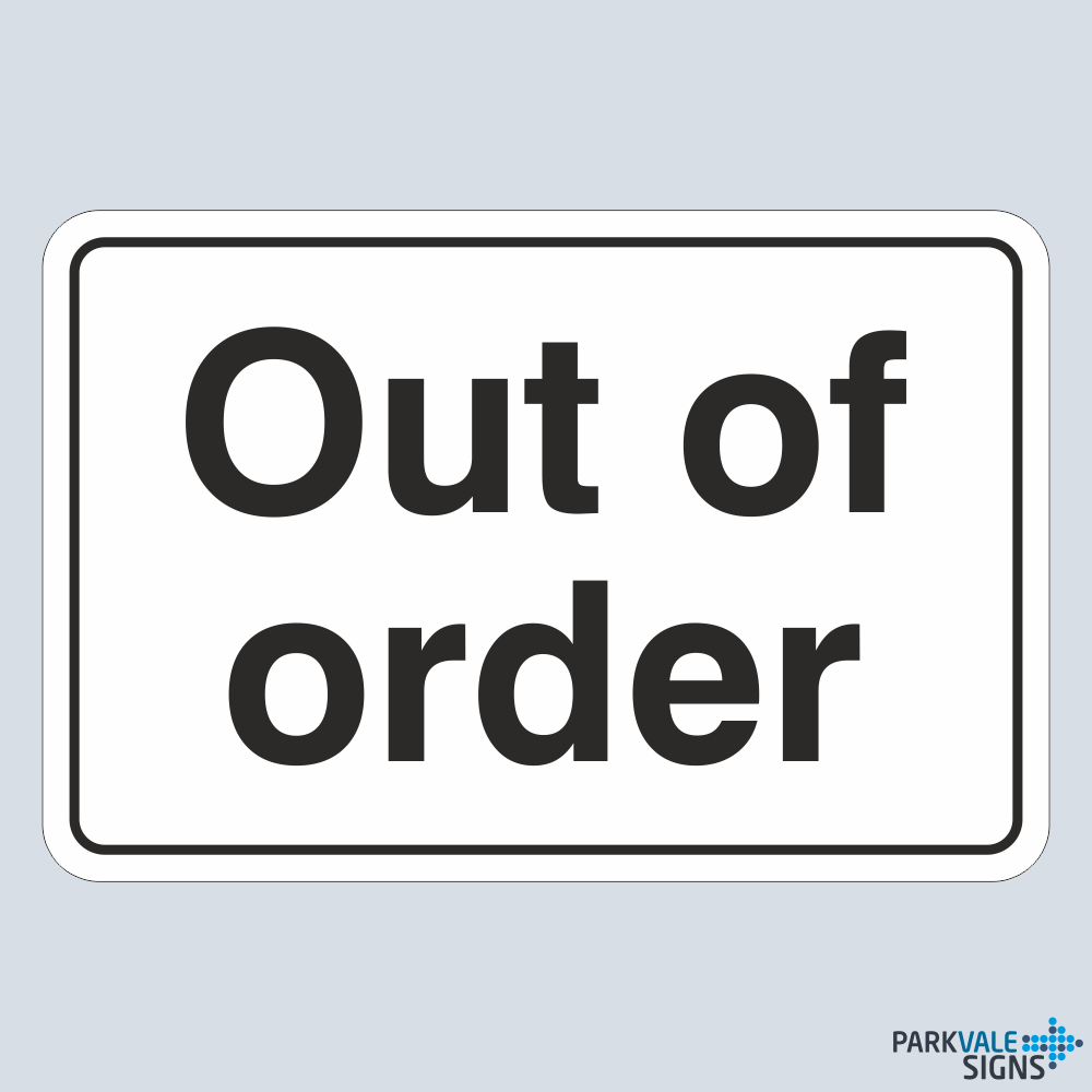 Out Of Order Sign general EBay Out Of Order Sign general EBay