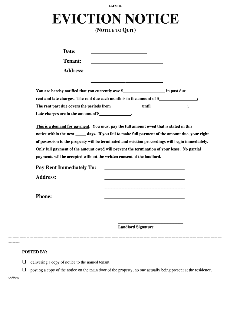 PA Landlord Association LAFM009 Form Fill Online Printable Fillable Blank PdfFiller