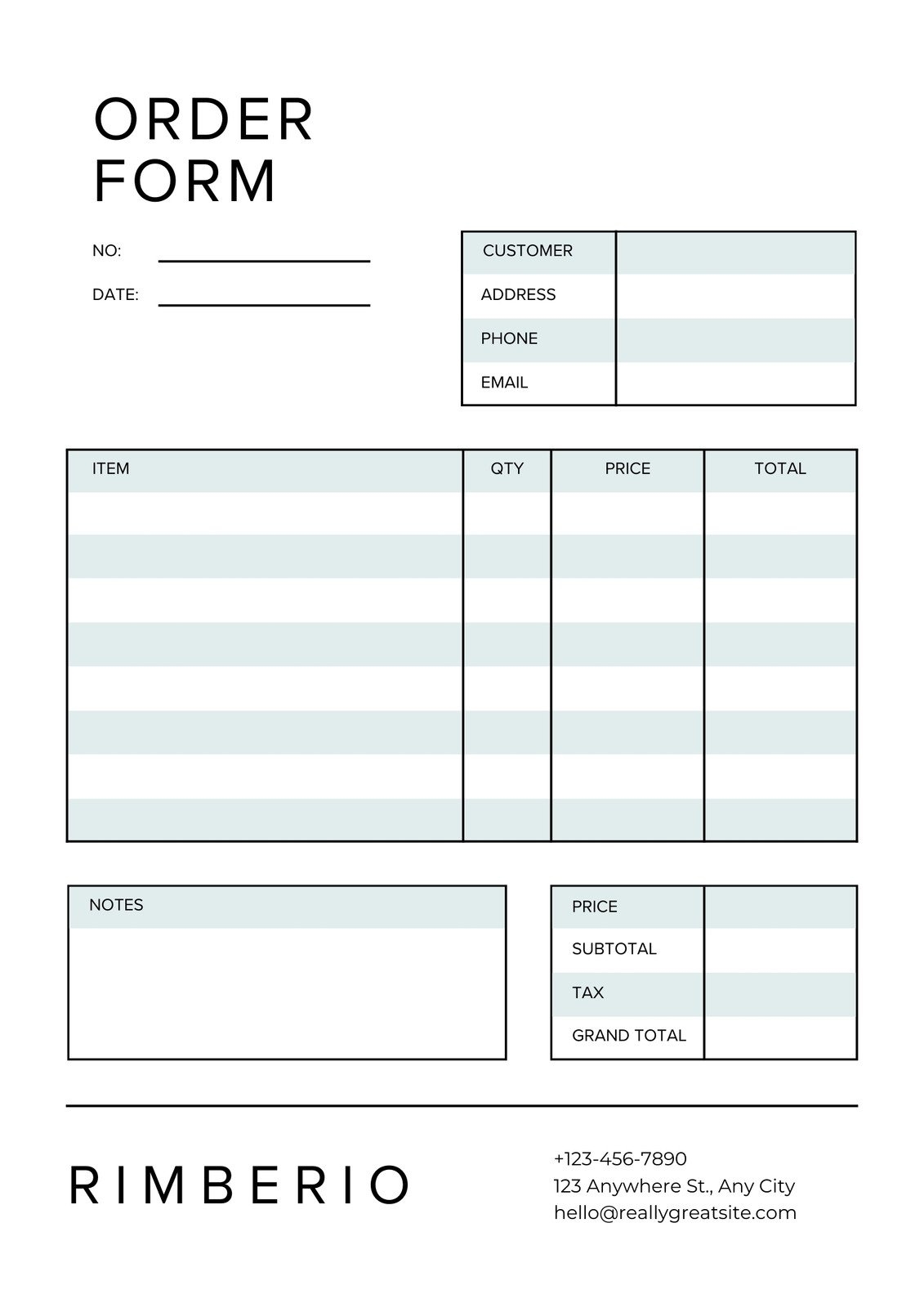 Page 4 Free And Customizable How To Order Templates