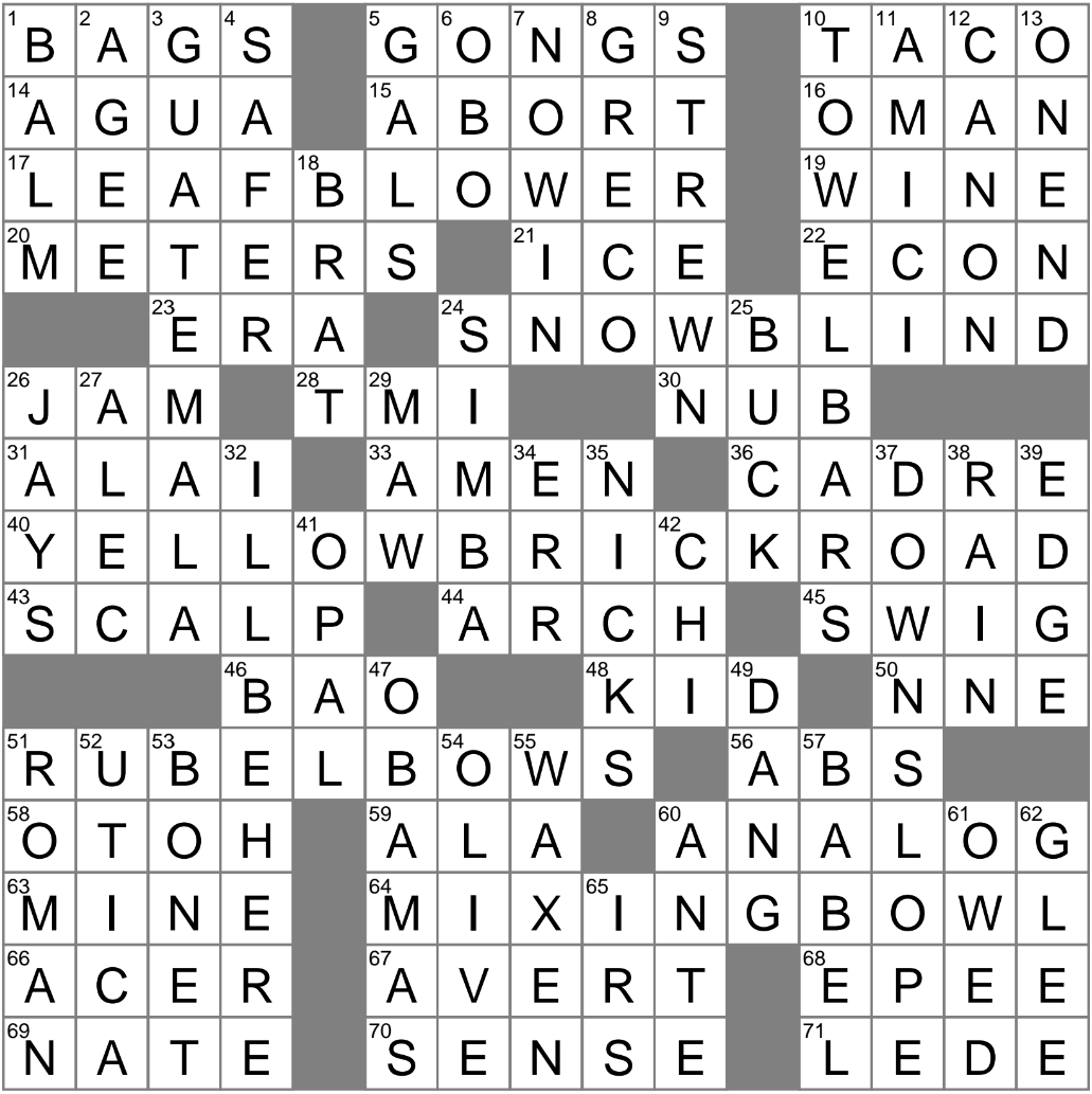 Pallid Crossword Clue Archives LAXCrossword