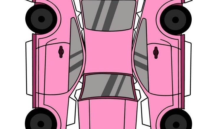 Paper Car Templates 10 Free PDF Printables Printablee