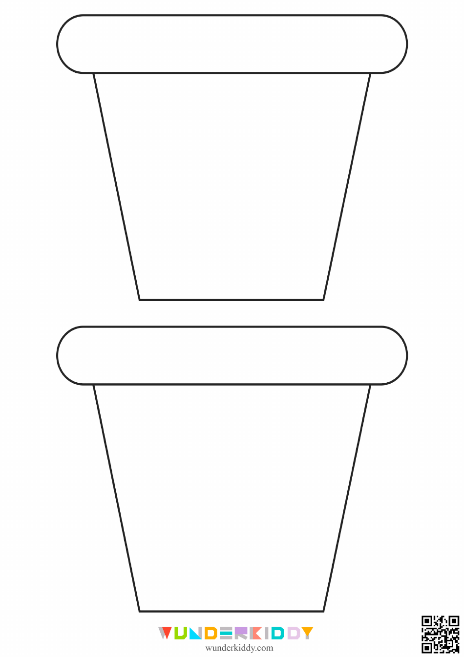 printable flower pot template printable flower pot template