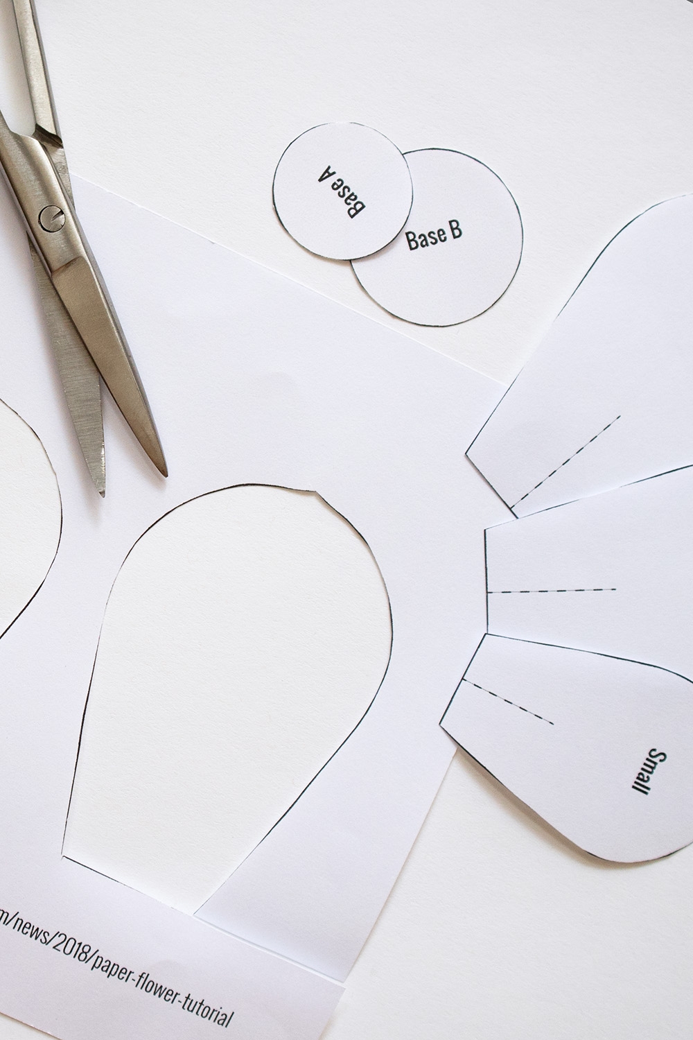 free printable paper flower templates
