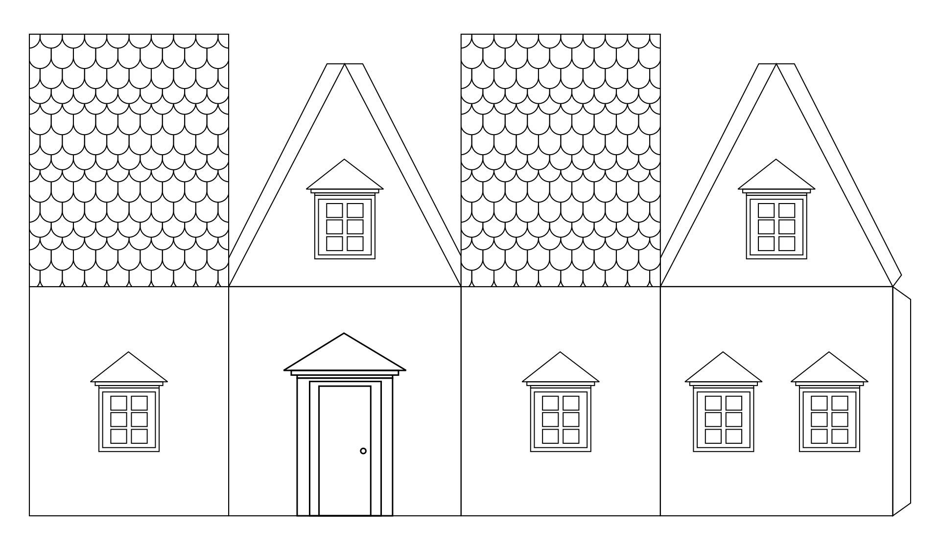 Paper House Template 20 Free PDF Printables Printablee