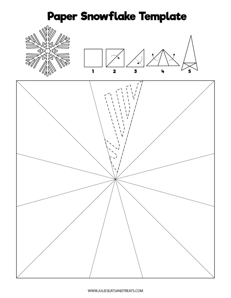 Paper Snowflake Templates FREE TEMPLATES Kids Activity Zone