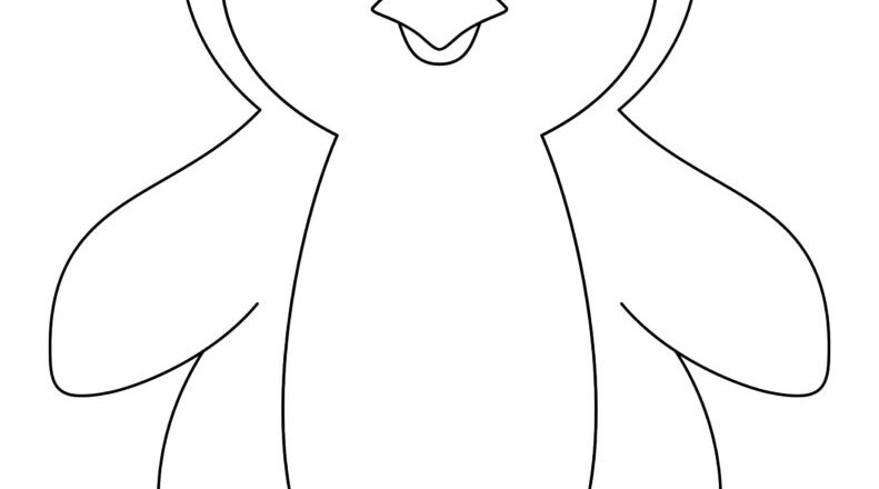 Penguin Coloring Pages Templates FREE Printabulls