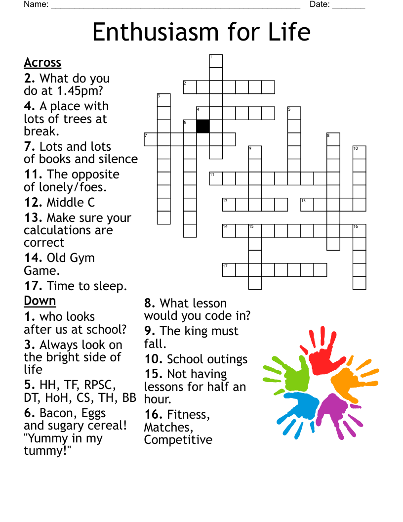 Personal Trainer Crossword WordMint
