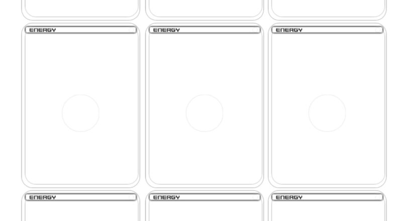 Pok mon Card Template Free Printable Paper Trail Design