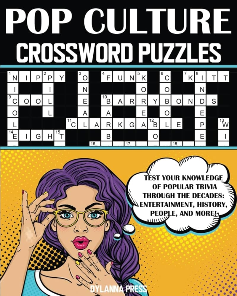 Pop Culture Crossword Puzzles Dylanna Press 9781647903572 Amazon Books
