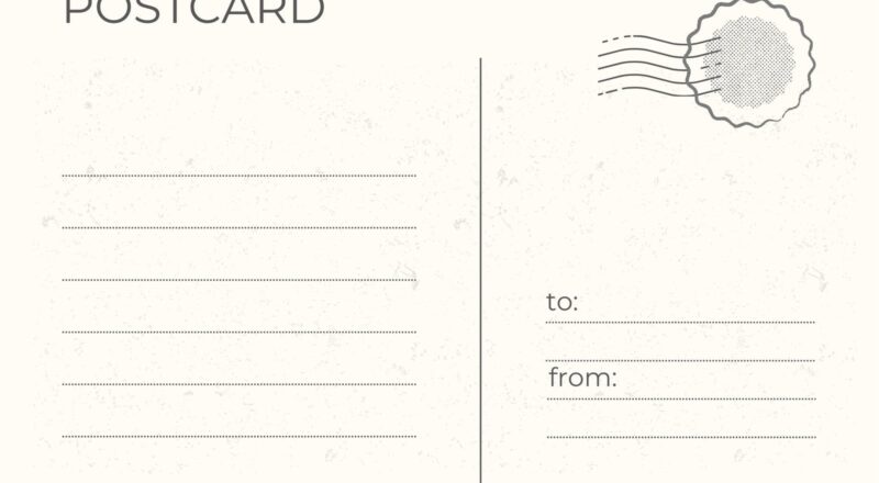 Printable And Customizable Postcard Templates Canva