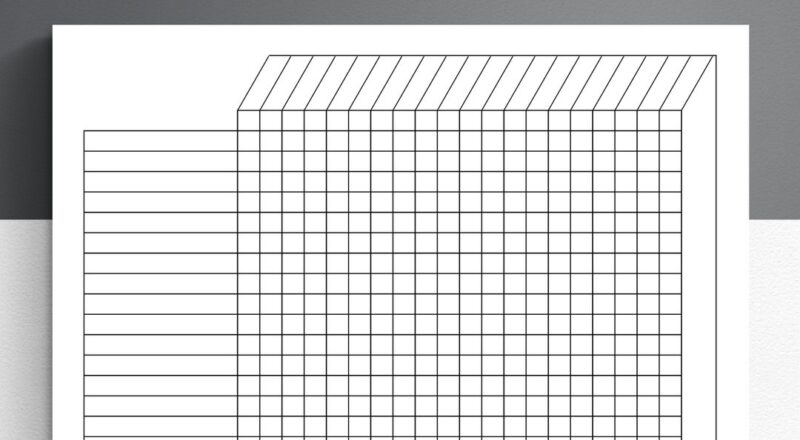 Printable Blank Tracking Spreadsheet Printable PDF Excel Google Sheets Etsy