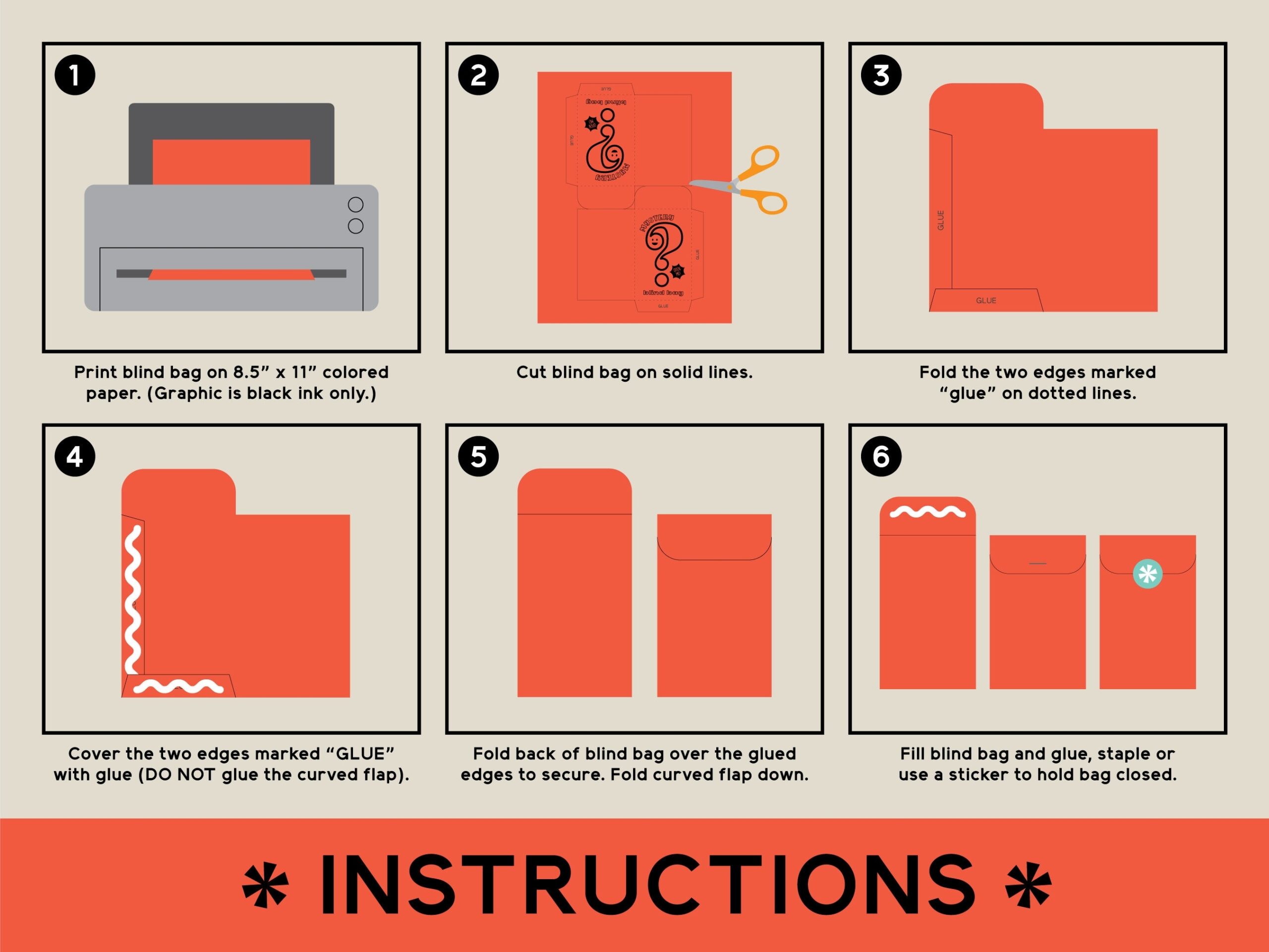 printable blind bag template