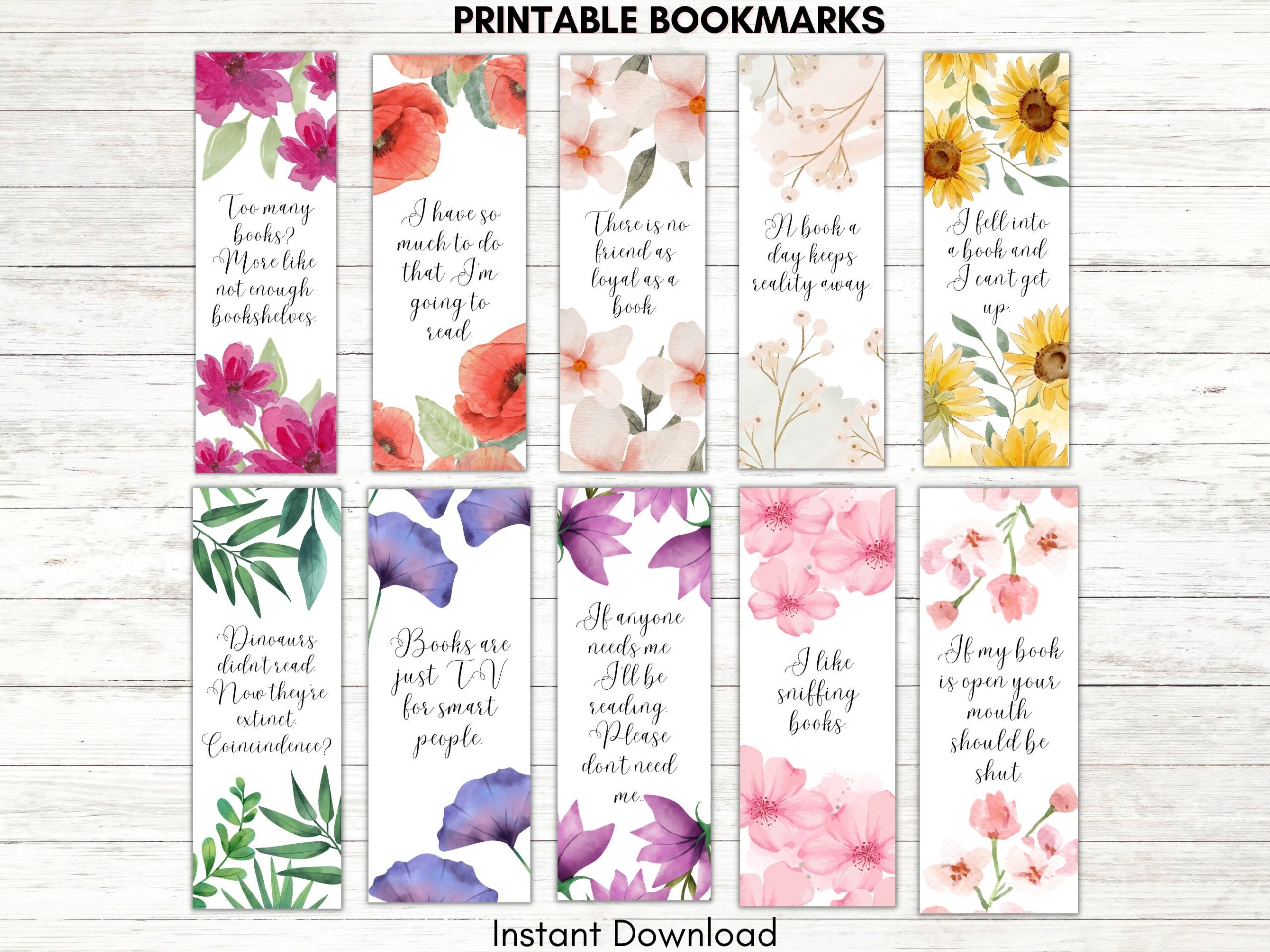 Printable Bookmarks Template Printable Bookmarks Set Bookmarks Digital Bookmark Template Instant Download Mandala Flowers Book Lovers Etsy Finland