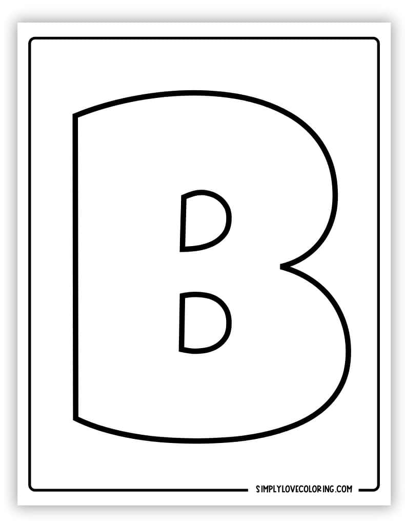 Printable Bubble Letters Free PDF Printables Simply Love Coloring