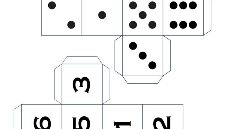 Printable Dice Templates For Kids Just Family Fun